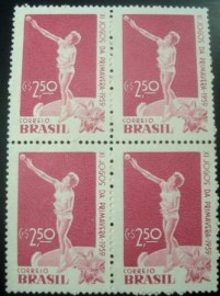 Quadra de selos comemorativos de 1959 - C 439 M