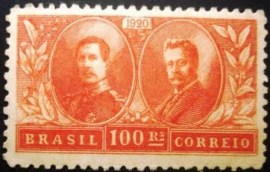 Selo postal comemortivo Brasil 1920 C-13 N