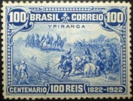 Selo postal comemortivo Brasil 1922 C-14