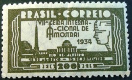 Selo postal comemorativo do Brasil de 1934  C 66