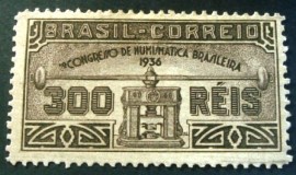 Selo postal comemorativo do Brasil de 1936 - C 105 N