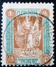 Selo postal da Alemanha Marienwerder Mailänder I 1
