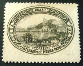 Selo postal comemorativo do Brasil de 1937 - C 114 N