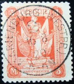 Selo postal da Alemanha Marienwerder Mailänder II 3