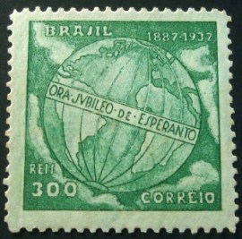 Selo postal comemorativo do Brasil de 1937 - C 118 N