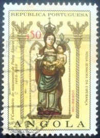 Selo postal de Angola de 1968 Our Lady of Hope