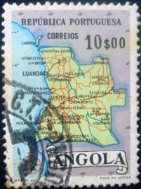 Selo postal comemorativo de Angola de 1976 - AO 611 NCC