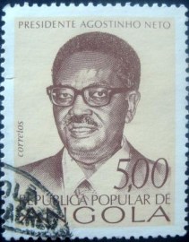 Selo postal comemorativo de Angola de 1976 - AO 615 U