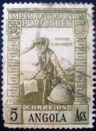 Selo postal comemorativo de Angola - 1938 - 281 U