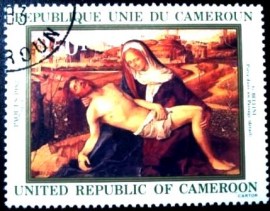 Selo postal de Camarões de 1982 Pieta in the Countryside