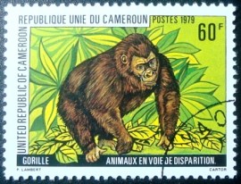 Selo postal de Camarões de 1979 Gorilla