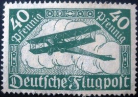 Selo postal da Alemanha de 1919 - 112 N
