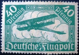 Selo postal da Alemanha de 1919 - 112 N
