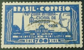 Selo postal comemorativo do Brasil de 1934  C 68 U