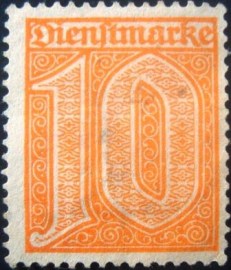 Selo postal da Alemanha de 1921 - 65 N