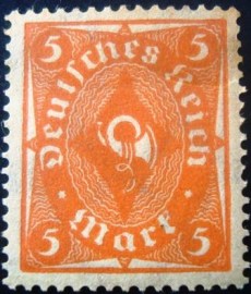 Selo postal da Alemanha de 1922 - 205 N