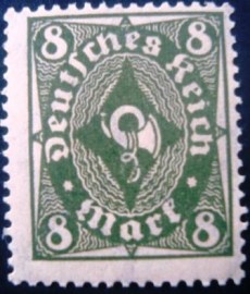 Selo postal da Alemanha de 1922 - 229 M