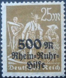 Selo semi-postal da Alemanha de 1923 - 259 N