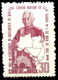 Selo postal Comemorativo do Brasil de 1965 - C 526 N