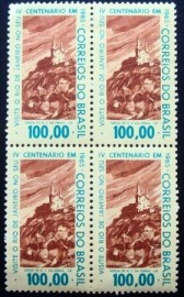 Quadra de selos postais do Brasil de 1964 Igreja Nossa Senhora Penha