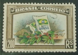 Selo postal comemorativo do Brasil de 1938 - C 127 U