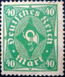 Selo postal da Alemanha de 1923 - 232 N