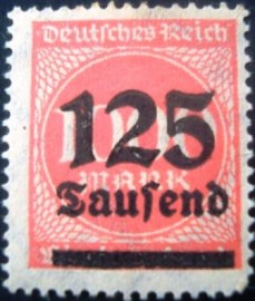Selo postal da Alemanha de 1923 - 291 M
