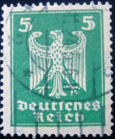 Selo postal da Alemanha de 1924 - 356 U