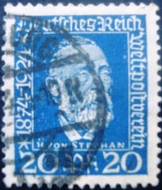 Selo postal da Alemanha de 1924 - 369 U