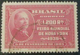 Selo comemorativo do Brasil de 1939 - C 141 U