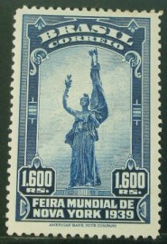Selo comemorativo do Brasil de 1939 - C 142 N