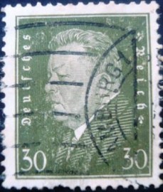 Selo postal da Alemanha Reich de 1928 Friedrich Ebert 30