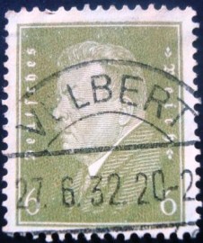 Selo postal da Alemanha de 1932 - 465 U