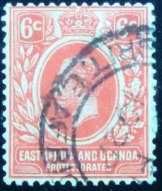 Selo postal de East Africa and Uganda de 1921 King George V 6