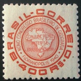 Selo postal comemorativo do Brasil de 1940 - C 151 N