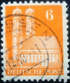 Selo postal da Alemanha de 1948 - 77 U
