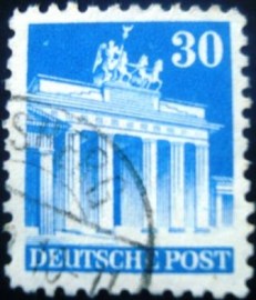Selo postal da Alemanha de 1948 - 89 U
