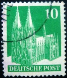 Selo postal da Alemanha de 1948 - 80 U
