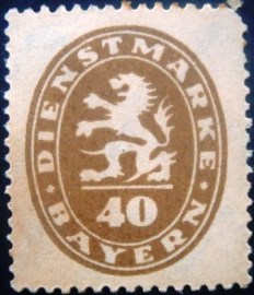 Selo postal da Alemanha de 1920 - 49 N