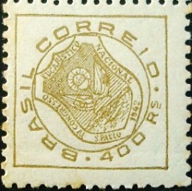 Selo postal comemorativo do Brasil de 1942 - C 177 M