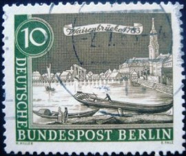 Selo postal da Alemanha de 1962 - 219 U