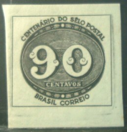 Selo postal comemorativo do Brasil de 1942 - C 182 M