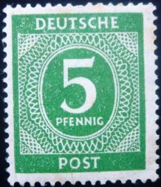 Selo postal da Alemanha de 1946 - 915 N