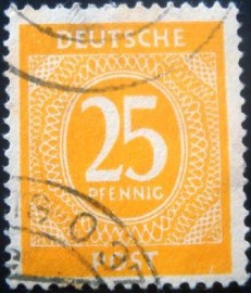 Selo postal da Alemanha de 1946 - 927 U
