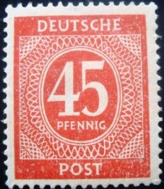 Selo postal da Alemanha de 1946 - 931 N
