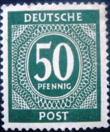 Selo postal da Alemanha de 1946 - 932 N