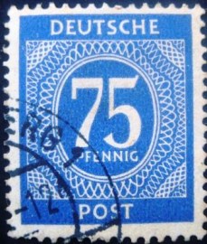 Selo postal da Alemanha de 1946 - 934 U
