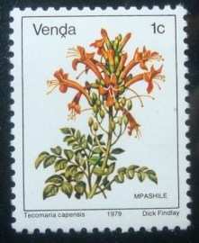 Selo postal de Venda de 1979 Tecomaria Capensis