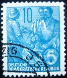 elo postal da Alemanha de 1955 - DD 453 U