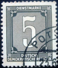 elo postal da Alemanha de 1955 - DD 1 U